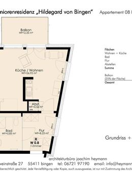 Betreutes Wohnen - 1 Zimmer Appartement - Bingen (Rhein)