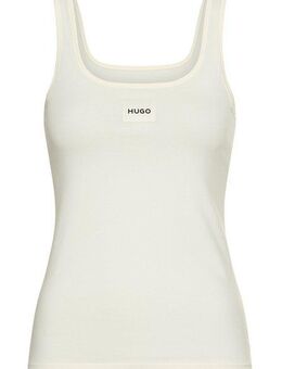 HUGO Trägertop VEST RED LABEL mit rotem Labelaufnäher