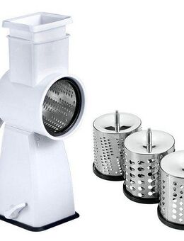 Metaltex Trommelreibe Flash, Edelstahl, Kunststoff, (6-St), mit Saugfuß