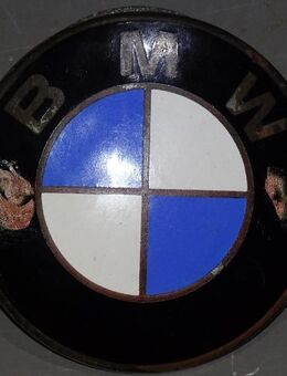 BMW Emblem Schild Metall Emaille Carl Dillenius Pforzheim  D 82mm - Spraitbach