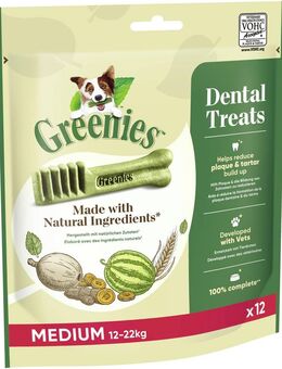 Sparpaket Greenies Zahnpflege-Kausnacks für Hunde 3 x 85 g / 170 g / 340 g - Medium (3 x 340 g)