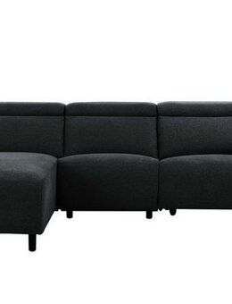 Home affaire Ecksofa SKAANE Struktur, L-Form, 274 cm, manuelle u. elektrische Funktion, rundes Design, Kopfteilverstellung, Federkernpolsterung