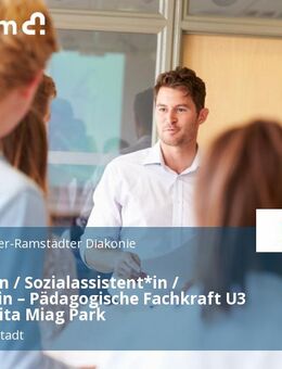Erzieher*in / Sozialassistent*in / Pädagog*in – Pädagogische Fachkraft U3 (m/w/d) Kita Miag Park - Ober-Ramstadt