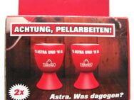 Astra Brauerei - ´n Astra und ´n Ei - 2 Eierbecher - Doberschütz
