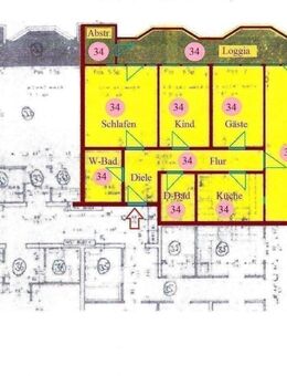 Privatverkauf: Renditeobjekt aus Eigenbestand, Provision frei; vermietete 4-Zimmer-Eigentumswohnung mit gr. Loggia, Garage, Pkw-Stplz in Köln-Ostheim - Köln