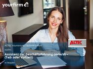 Assistenz der Geschäftsführung (m/w/d) – (Teil- oder Vollzeit) - Mayen