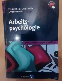 Arbeitspsychologie Eva Bamberg Gisela Mohr Christin Busch Hogrefe - Hamburg Wandsbek
