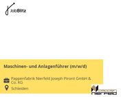Maschinen- und Anlagenführer (m/w/d) - Schleiden