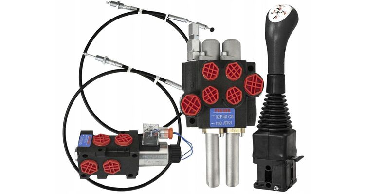 Hydraulikventil Kreuzschaltung Joystick Bowdenzug Frontlader komplett Set SET 1 SET 1 - Wuppertal