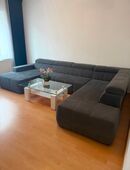 Sofalandschaft U-Couch Anthrazit inkl. Couchtisch NEU 2449,- in 59065