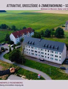 4-Zimmer-Wohnung in Wurzen - viel Platz, zentrale Lage, sofort bezugsfrei - Wurzen