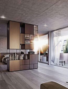 Studio mit Balkon und bodentiefen Fenstern in Berlin-Mitte, 1-Zi., 60,75 m² im JOUX AM TACHELES - Berlin