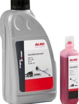 AL-KO Kettenöl, 1000 ml, Zweitaktöl für Motorsensen und Kettensägen, 1 l
