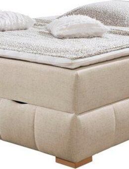 OTTO home Boxbett Wehma, ohne Kopfteil, inklusive Topper und Bettkasten