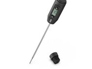 Xavax Bratenthermometer Digitales Multithermometer, Backthermometer und Bratenthermometer, Abnehmbarer Silikonverschluss