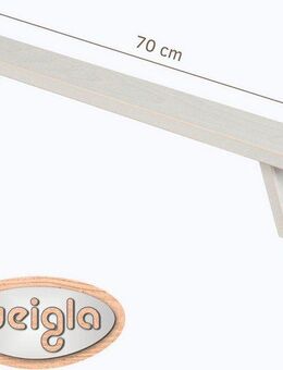 Weigla Schwibbogen-Fensterbank Weihnachtsdeko, Made in Germany (1-tlg), aus Buchenholz, Tiefe ca. 7,5 cm