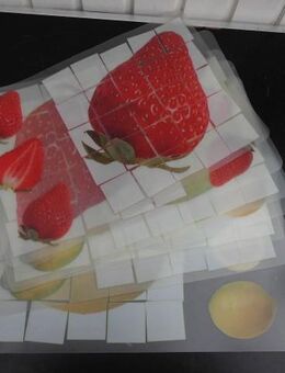 7 Tischsets Platzsets Kunststoff abwischbar Zitronen Erdbeeren zus. 3,- - Flensburg