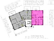 3-Zimmer-Wohnung im Obergeschoss mit Balkon und offener Wohnküche - Uelsen