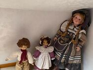3 x Porzellankopfpuppen suchen ein neues zu Hause - Schnäppchen für alle, die diese Puppen lieben - Bochum
