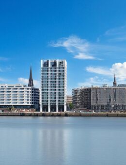 Atemberaubende Aussichten auf die Elbe, die Hafenkulisse, bis hin zur Elbphilharmonie - Neubauprojekt The Crown - Hamburg
