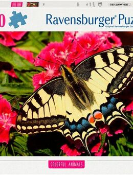 Ravensburger Puzzle Colorful Animals, Butterfly, 500 Puzzleteile, Made in Germany