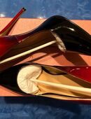 Lack High Heels mit Farbverlauf, 41, NEU in 94501