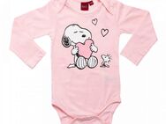Peanuts Snoopy Baby Body Langarm - 100% Baumwolle - rosa - Größen 62/68 74/80 86/92 - NEU - 7€* - Grebenau