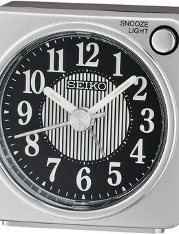 Seiko Quarzwecker QHE185S Wecker, Reisewecker, Schlafzimmer, Beleuchtung, Schlummerfunktion