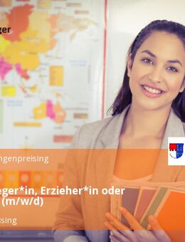 Kinderpfleger*in, Erzieher*in oder Fachkraft (m/w/d) - Langenpreising