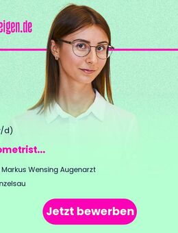 Optometrist (m/w/d) - Künzelsau