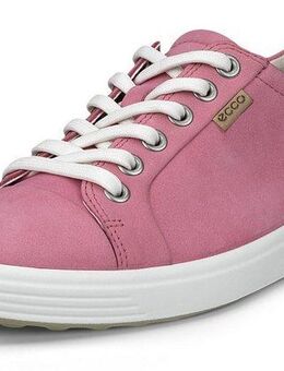 Ecco SOFT 7 W Sneaker mit Label, Freizeitschuh, Halbschuh, Schnürschuh, schmale Form