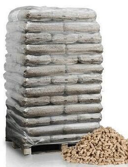 Holzpellets Hartholz Sackware Ofen 6mm 15kg x 65 Sack 975kg je Palette - Wuppertal