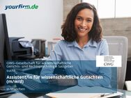 Assistent/in für wissenschaftliche Gutachten (m/w/d) - München