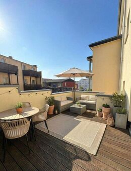 Zentrale 2-Zimmer-Wohnung mit großer Dachterrasse und Einbauküche - nahe BTU - Cottbus
