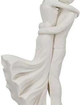 GILDE Dekofigur Figur Paar Couple in the wind weiß H. 30,5 cm (1 St)