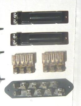 Modelleisenbahn 11 tlg Verteilerplatten Konvolut Märklin TRIX etc - Amberg