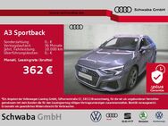 Audi A3, Sportback 40 TFSI e 2x S line 8fach, Jahr 2023 - Gersthofen