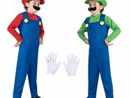 SuperMario Karneval Kostüm Fasching für Jungen 110 116 NEU - Haldensleben