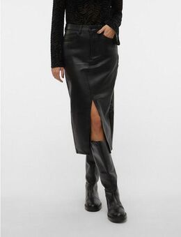 Vero Moda Lederimitatrock VMVERI HR CALF PL SKIRT NOOS