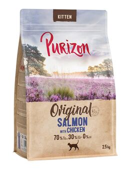 Purizon Kitten Lachs mit Huhn - getreidefrei - 2,5 kg