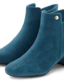 LASCANA Stiefelette mit bequemen Blockabsatz, Ankle Boots, Stiefel VEGAN