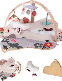 BabyGo Spielbogen Bianca Flower, 3D-Activity-Spielmatte