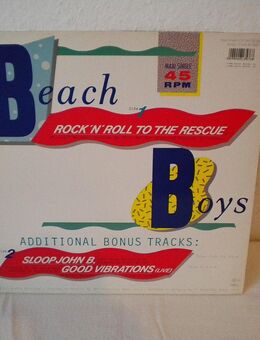 The Beach Boys-Rock´n Roll to the Rescue-Sloop John B.-Good Vibrations,Live-Vinyl-Maxi,1986 - Linnich