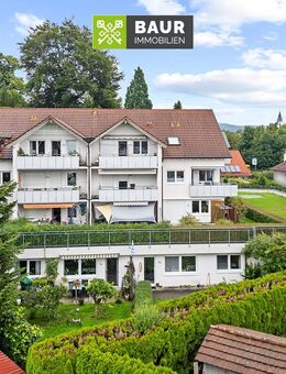 Helle 2-Zimmer-Wohnung mit Terrasse und Gartennutzung - in Seenähe von Bad Waldsee - Bad Waldsee