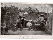 Postkarte, AK, Mittagspause im Unterstand - Bötzingen