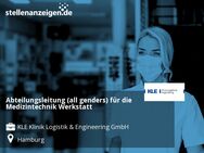 Abteilungsleitung (all genders) für die Medizintechnik Werkstatt - Hamburg
