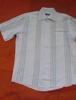 NEU * Klassik * Streifen * Business * Freizeit * Kurzarm * Hemd "HANSOM CLUB" Gr. 40- 41/ 48- 50 / M * weßs * rosè * schwarz * beige * - Riedlingen