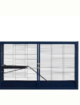 Savic Royal Suite 100, navy blau - Käfig-Erweiterung: L 99,8 x B 63,2 x H 61 cm