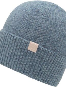 chillouts Strickmütze Riana Hat mit dezentem Markenlogo und breitem Umschlag