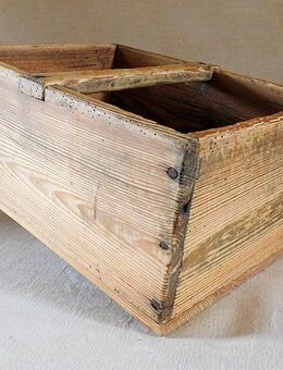 uralte stabile original historische Holz Werkzeug Kiste Deko Aufbewahrung vintage shabby chic - Salzatal